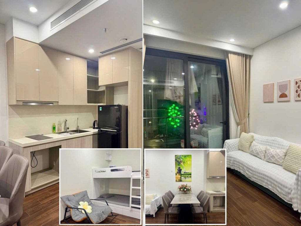 Căn hộ 1PN+ 48m2 tòa B Vinhomes Smart City cho thuê full nội thất