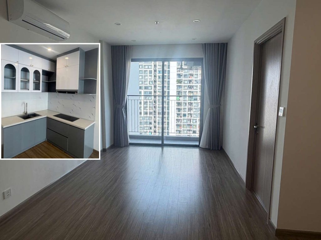 Căn hộ 1 phòng ngủ 43m2 tòa SA5 Vinhomes Smart City cho thuê nội thất cơ bản