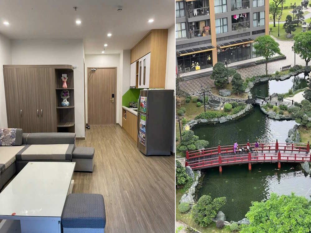 Căn hộ Studio 32m2 tòa SA5 Vinhomes Smart City cho thuê full đồ