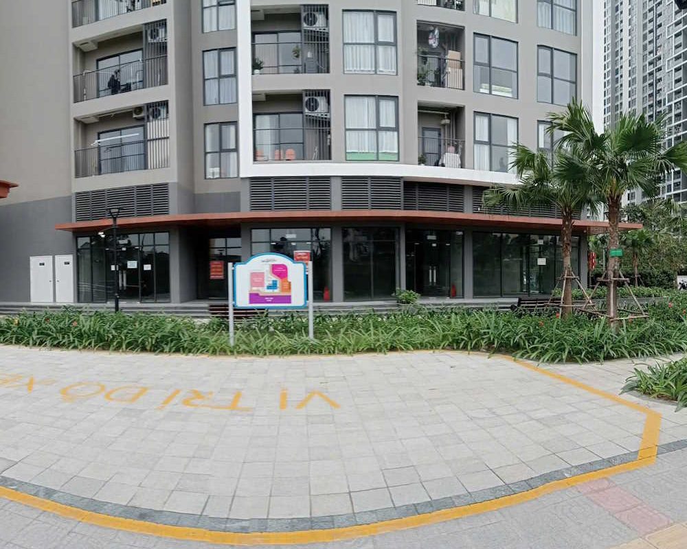 Shophouse Vinhomes Smart City mặt sảnh toà TC1